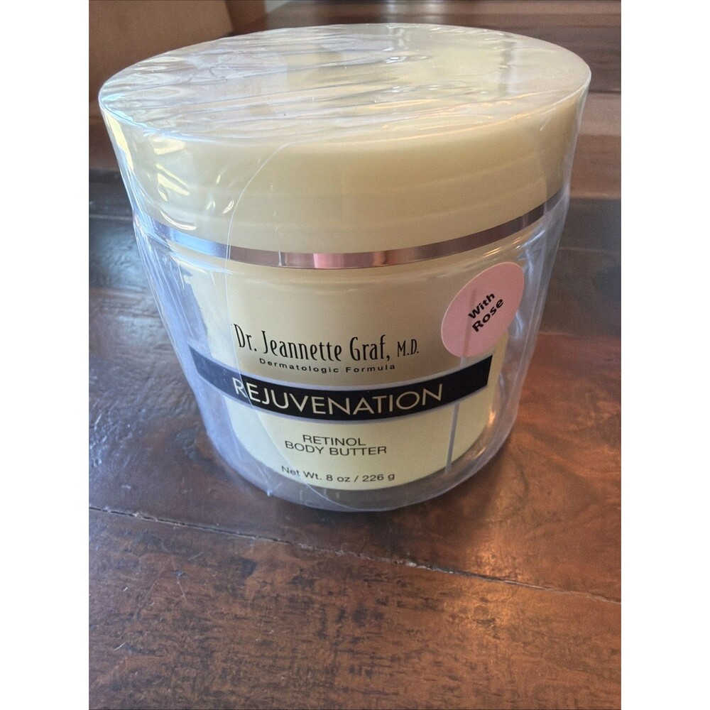 Dr Jeannette Graf Rejuvenation Retinol Body Butter With Rose 8 OZ Jar